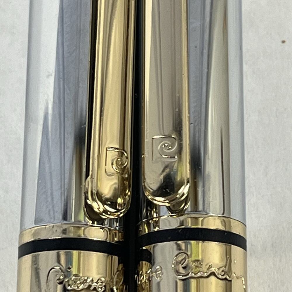 Vintage Pierre Cardin Chrome Gold Pen Pencil Set Boxed Bonus PDA Stylus PC Gift - Picture 5 of 16